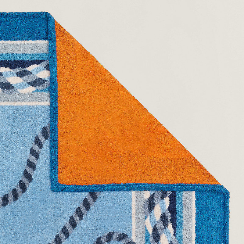 HERMES∽Tapis de plage Canoe H∽ビーチマット カノエH パリ☆ HERMES∽Tapis de plage Canoe H∽ビーチマット カノエH パリ